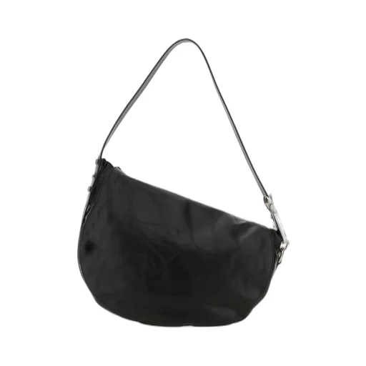 Ring Detailed Zipped Shoulder Bag