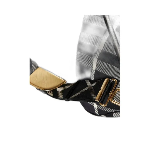 Shield Check Printed Shoulder Bag