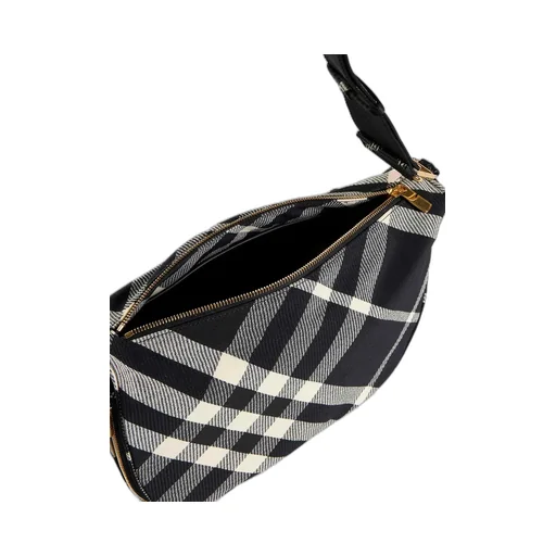 Shield Check Printed Shoulder Bag
