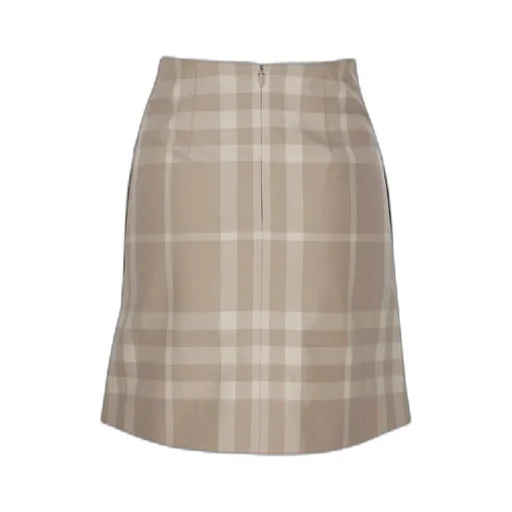 Check Printed Mini Skirt
