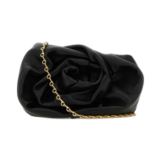 Rose Chain-Linked Crossbody Bag