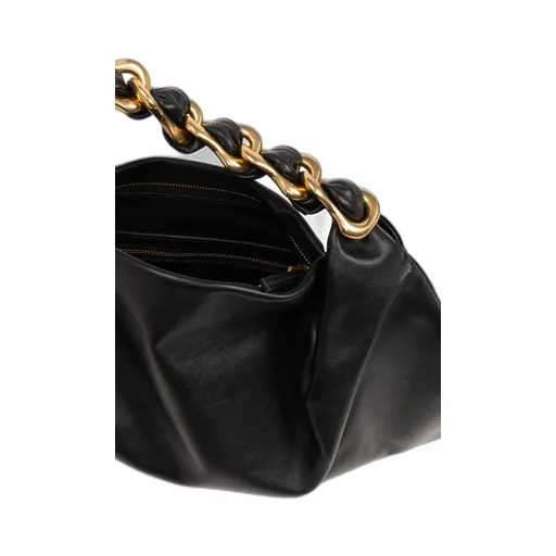 Medium Swan Chain-Linked Shoulder Bag