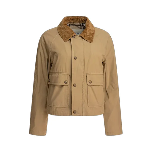 Press-Stud Cropped Jacket