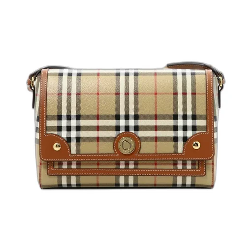 Note Checked Crossbody Bag