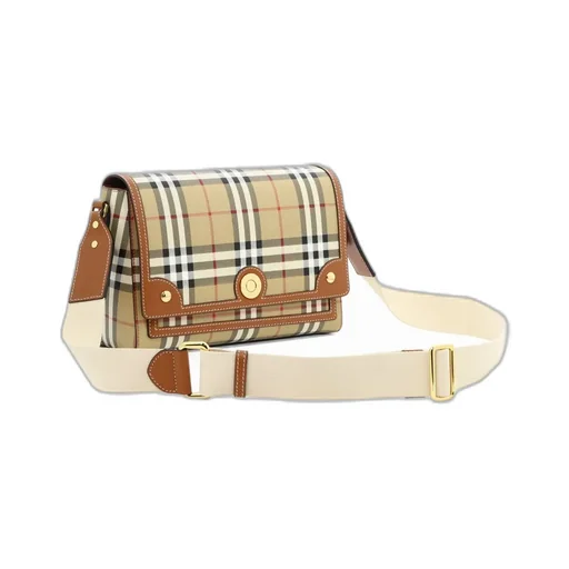 Note Checked Crossbody Bag