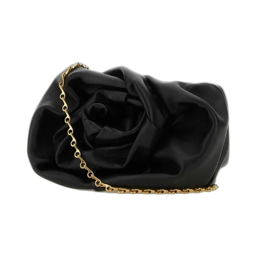 Rose Chain-Linked Crossbody Bag