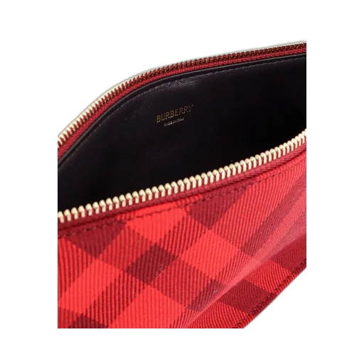 Mini Shield Check-Pattern Bell-Charm Shoulder Bag