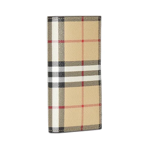 Checked Zip-Up Wallet