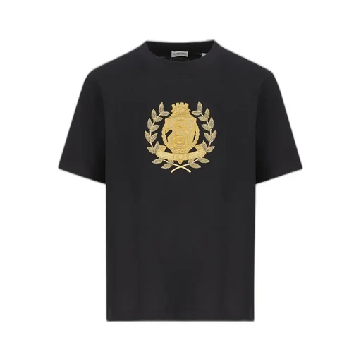 B Crest Embroidered Crewneck T-Shirt