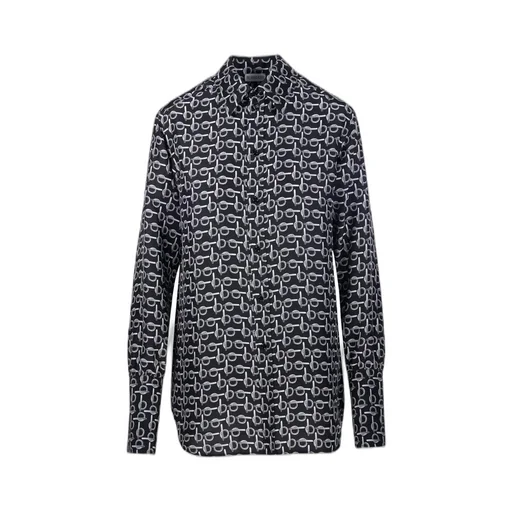 B Jacquard Long Sleeved Shirt