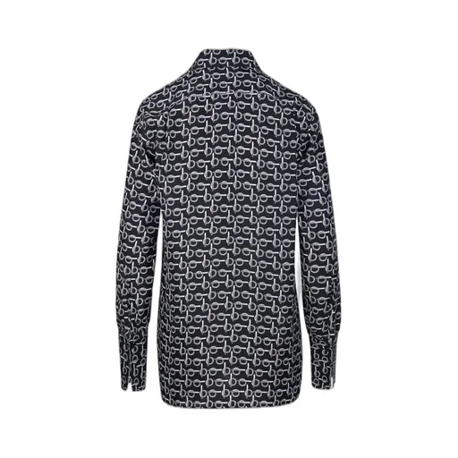 B Jacquard Long Sleeved Shirt