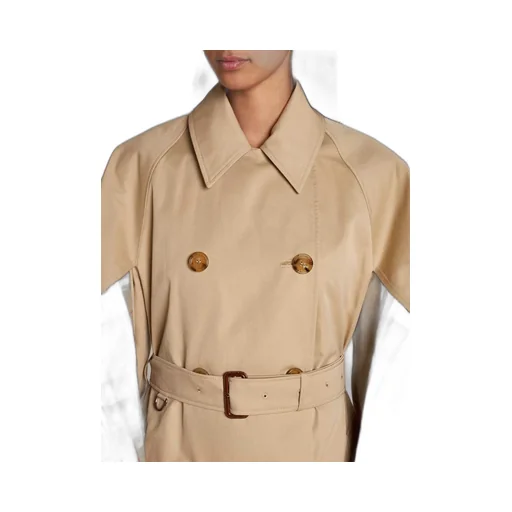 Double-Breasted Belted Coat