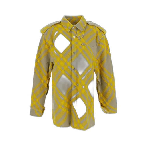 Long Sleeved Check-Pattern Shirt