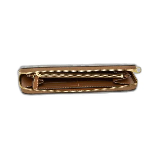 Vintage Check Zip-Around Wallet