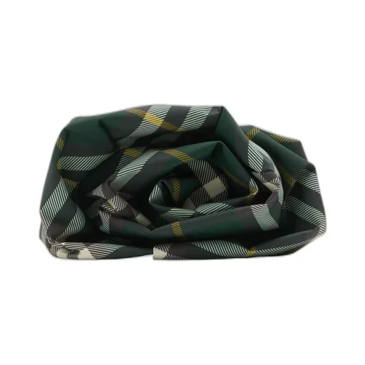 Rose Checkered Ruched Clutch Bag