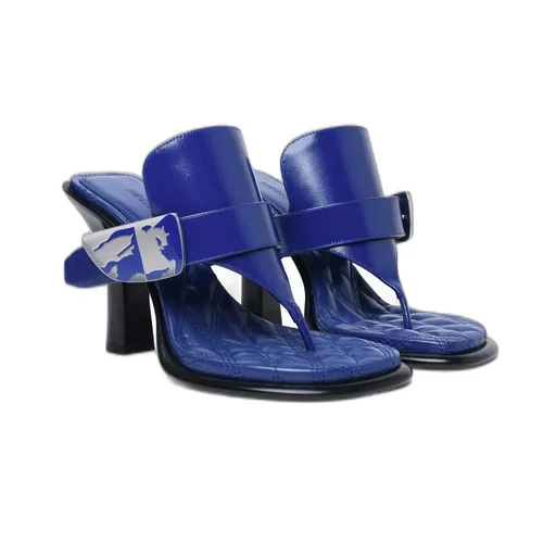 Bay Equestrian Knight Motif Sandals