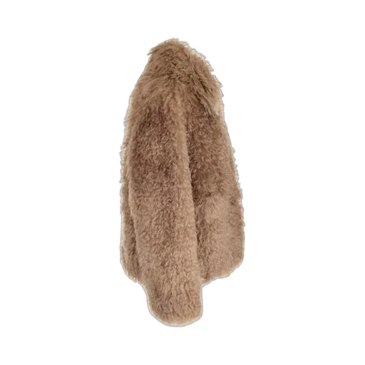 Concealed Fastened Textured Jacket