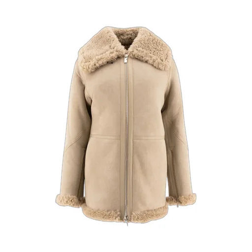 Shearling Zip-Up Jacket