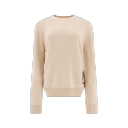Checked Knitted Crewneck Jumper