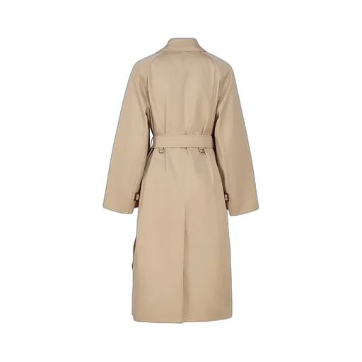Double-Breasted Belted Coat
