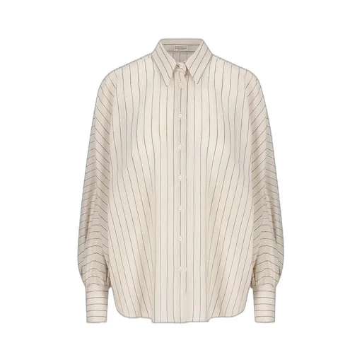 Stripe Detailed Button-Up Shirt