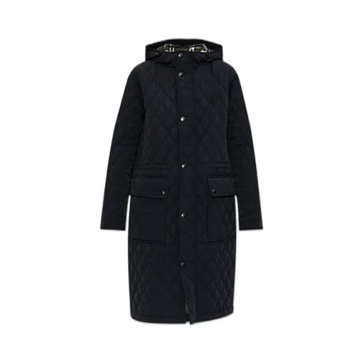 Quilted Hooded Down Coat