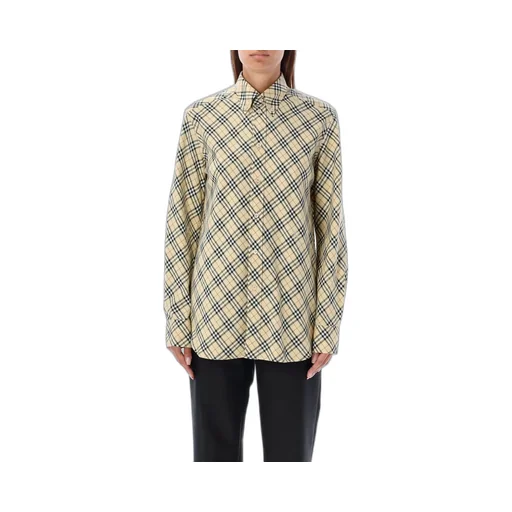 Check-Pattern Long Sleeved Shirt