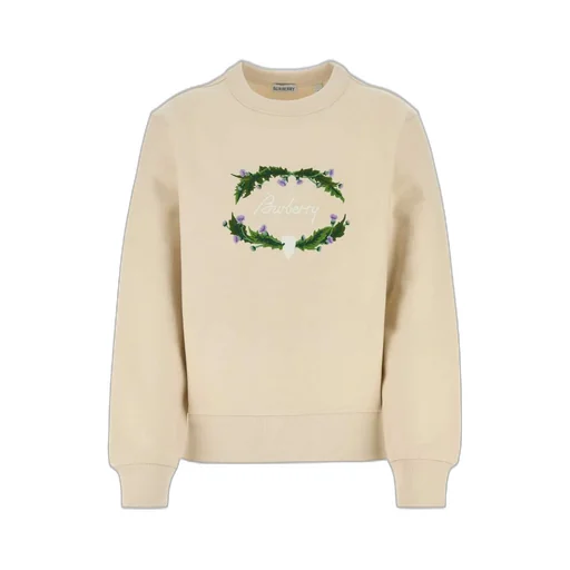 Logo Embroidered Crewneck Sweatshirt