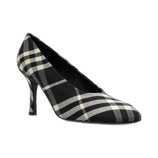 Checked Slip-On Baby Pumps