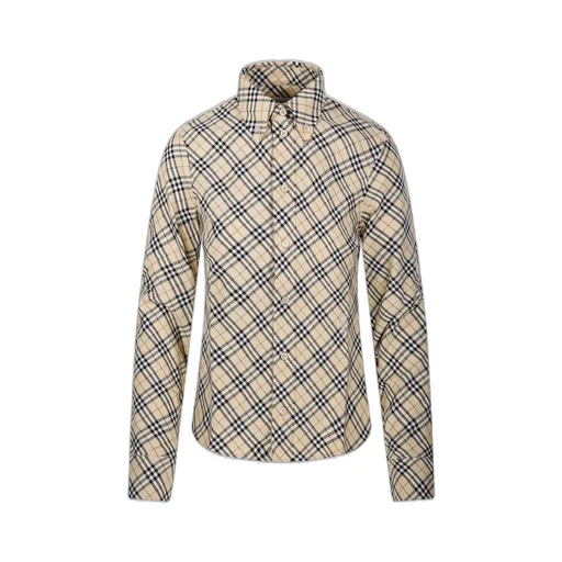Long Sleeved Checked Buttoned Shirt