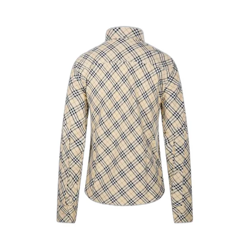 Long Sleeved Checked Buttoned Shirt