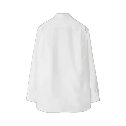 Long-Sleeved Concealed Fasten Shirt