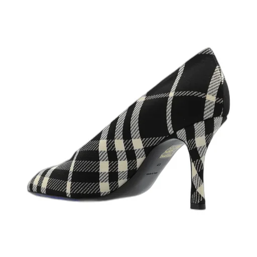 Checked Slip-On Baby Pumps
