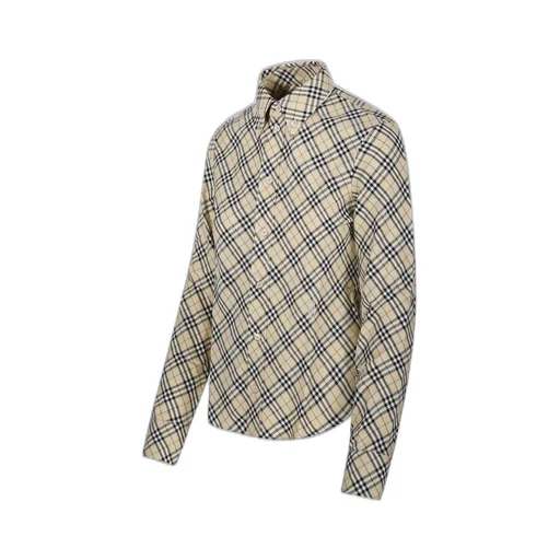 Long Sleeved Checked Buttoned Shirt