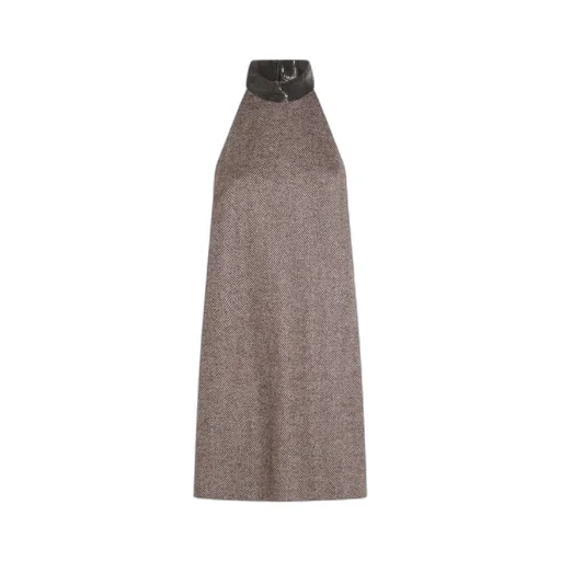 Herringbone Tweed Dress