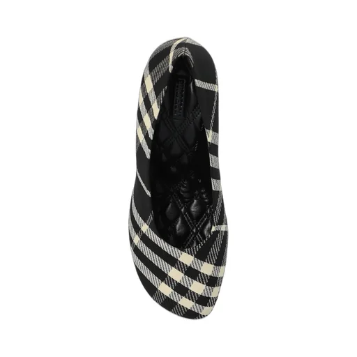 Checked Slip-On Baby Pumps