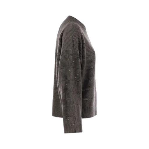 Long-Sleeved Ribbed Sweater
