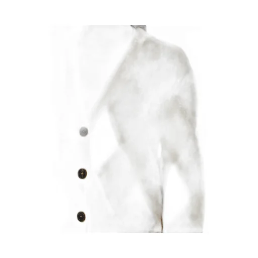Checked V-Neck Cardigan