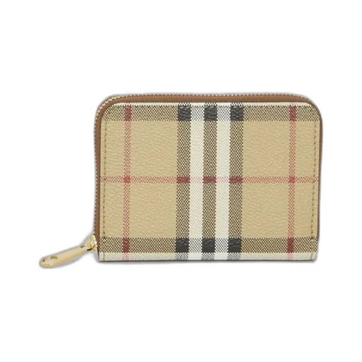 Vintage Check Zipped Wallet