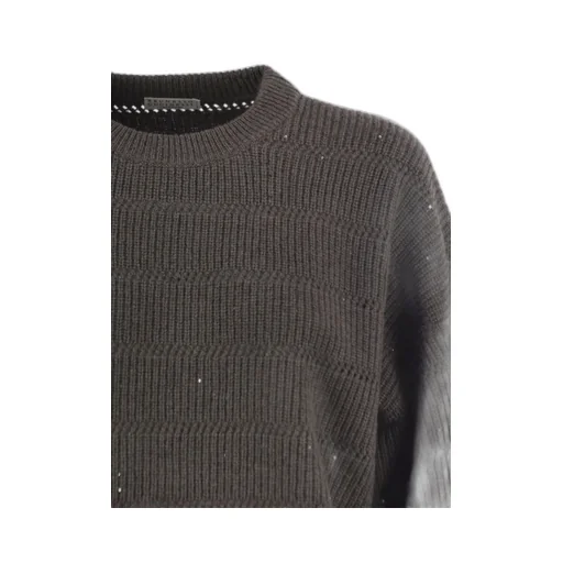 Long-Sleeved Ribbed Sweater