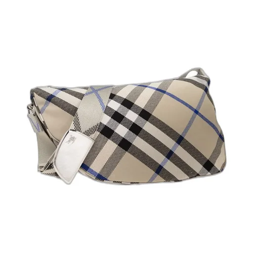 Shield Checked Messenger Bag