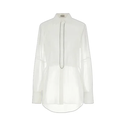 Double Layer Semi-Sheer Shirt