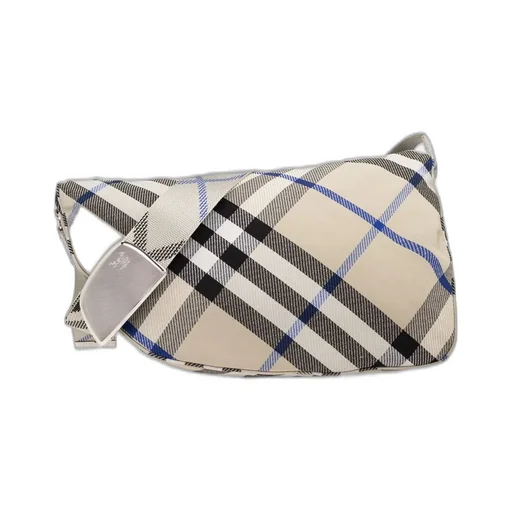 Shield Checked Messenger Bag