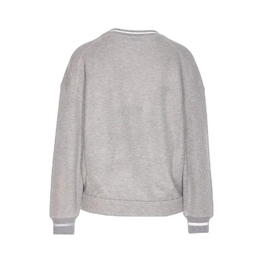 Logo Embroidered Long-Sleeved Sweater