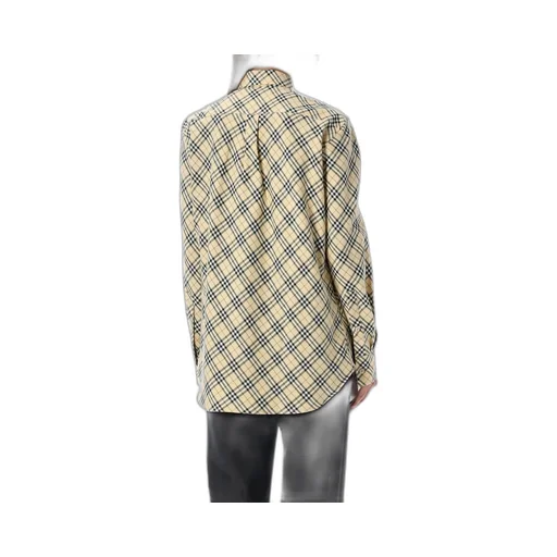 Check-Pattern Long Sleeved Shirt