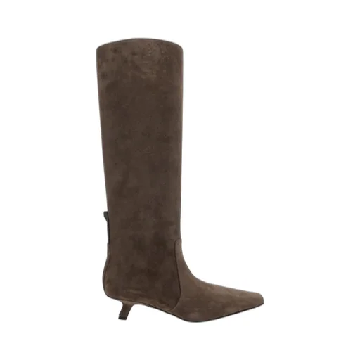 Shiny Loop Detailed City Boots