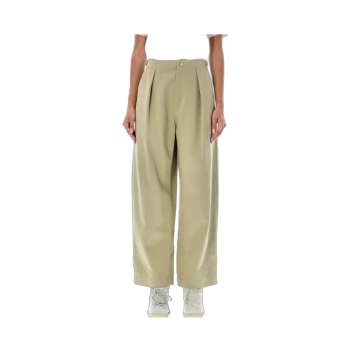Straight-Leg Buckle-Waist Trousers