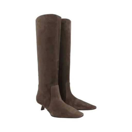 Shiny Loop Detailed City Boots