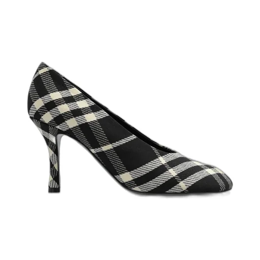 Checked Slip-On Baby Pumps