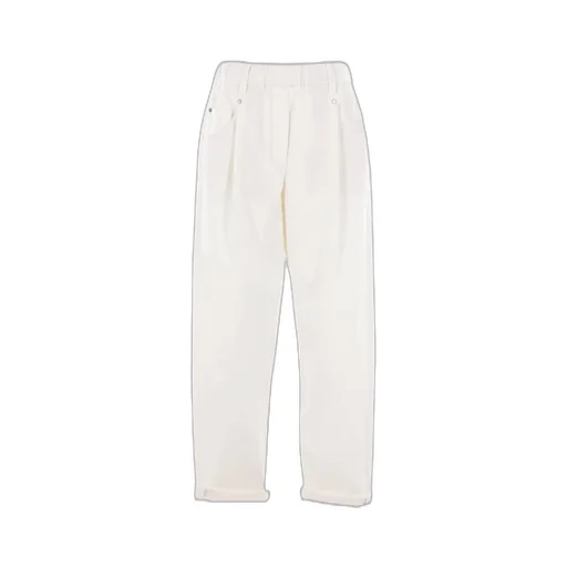 High Waist Straight Leg Trousers